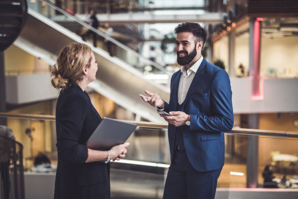 istock Business people taking a break after meeting. 1095977074
