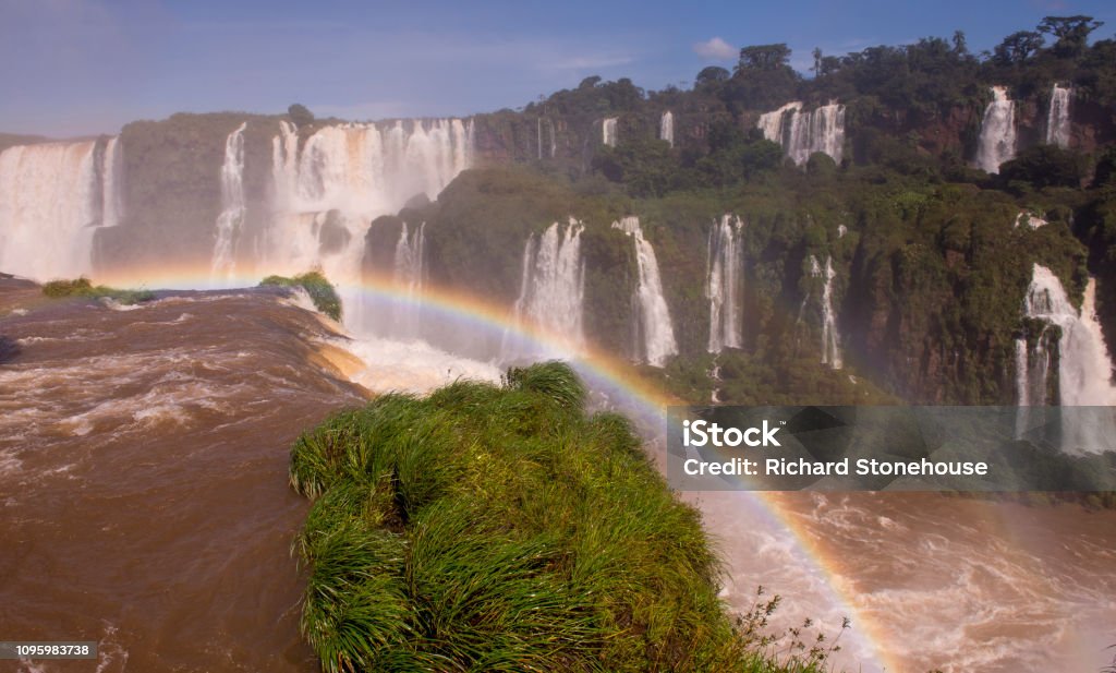 Iguacu national park waterfalls Iguacu falls Foz do Iguaçu Stock Photo