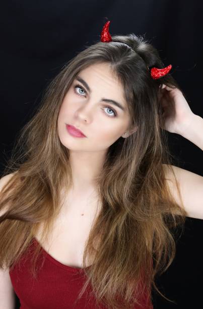 ✿Pretty. devil✿ページ Pretty Devil Stock Photo - Download Image Now - Adult, Adults Only