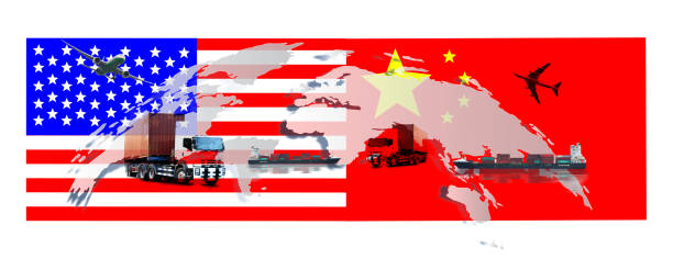 istock US and China as conflict as an economic 1095988612