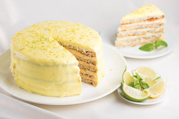 istock Tasty homemade lemon cake 1095989216