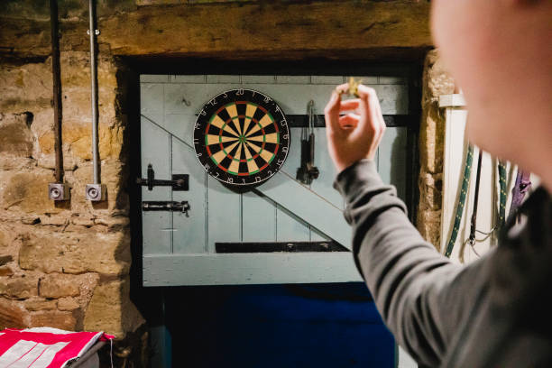 istock Having a Game of Darts 1095995054