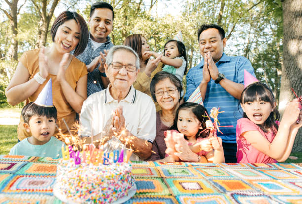 istock Celebrating birthday with family 1095995718