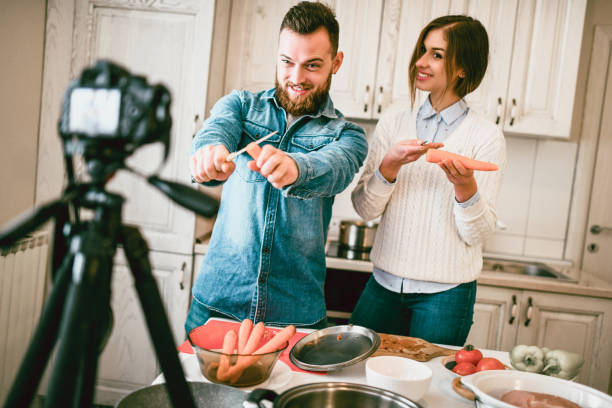 istock Recording Vegan Cooking Vlog 1095996192
