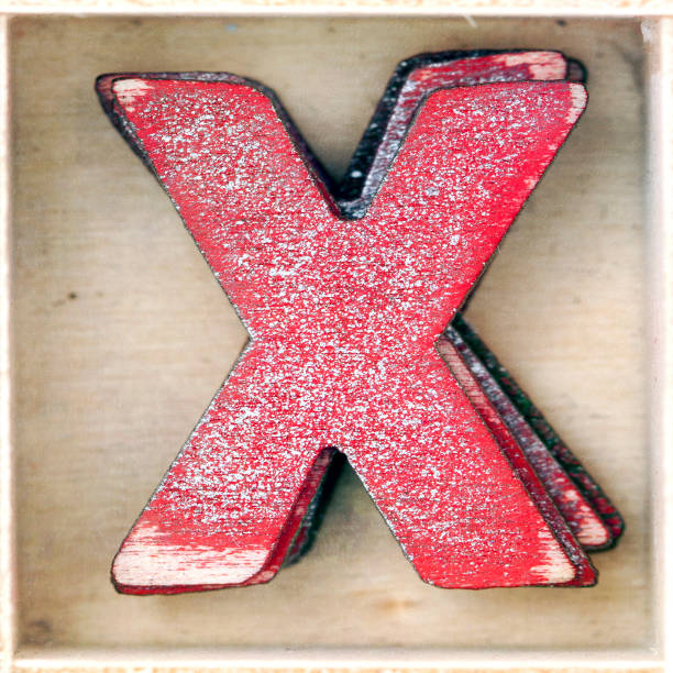 istock old wooden letter X in a box 1095996316
