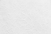 日本の手作りの紙の白い背景は、パステルクラフトグレーの白い桑の花ラフテクスチャーを作りました。クリスマスの装飾のためのリサイクルプレーンクリーンなクリーンな環境フレンドリ�