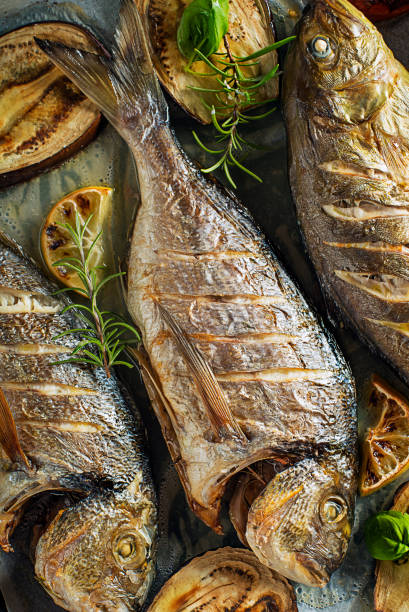 istock Grilled Gilt-head bream fish 1096004114