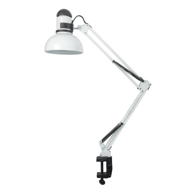 istock White table lamp in a classic style on a clamp 1096023384