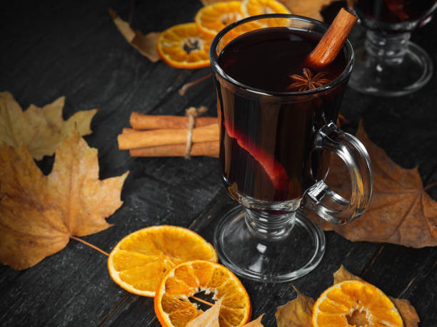 istock glass of hot mulled wine alcohol 1096024114