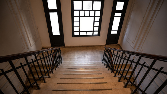 Old building stairs