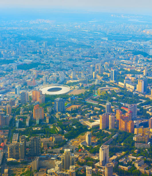 istock Aerial view skyline Kiev Ukraine 1096061354
