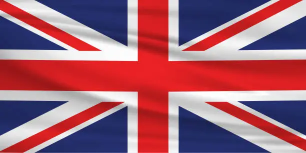Vector illustration of UK Flag
