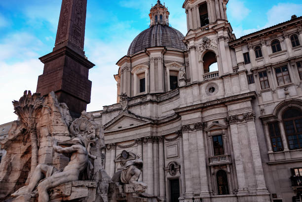 istock Fountain of rivers - Rome, Italy 1096091866