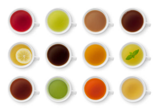 紅茶カップ コレクションのパス) - tea cup herbal tea herbal medicine tea ストックフォトと画像