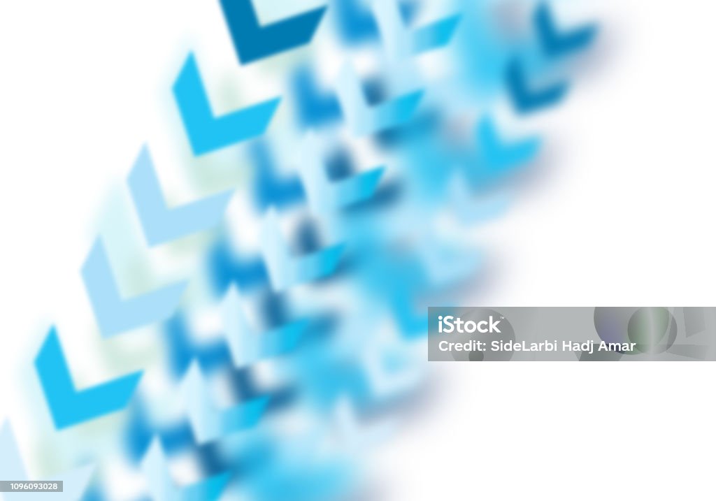 Tech Arrow Design Abstract Blue Tech Arrows Design Stock Illustration - Download Image ...