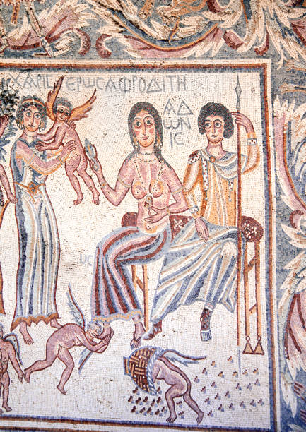 istock Ancient natural stone tile mosaics, Madaba, Jordan 1096095164