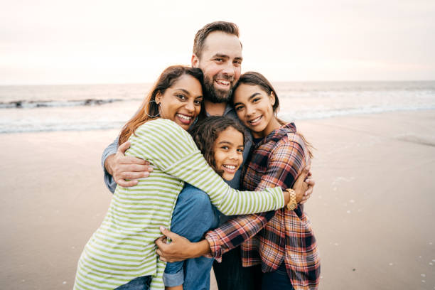 istock Big family hug 1096129392