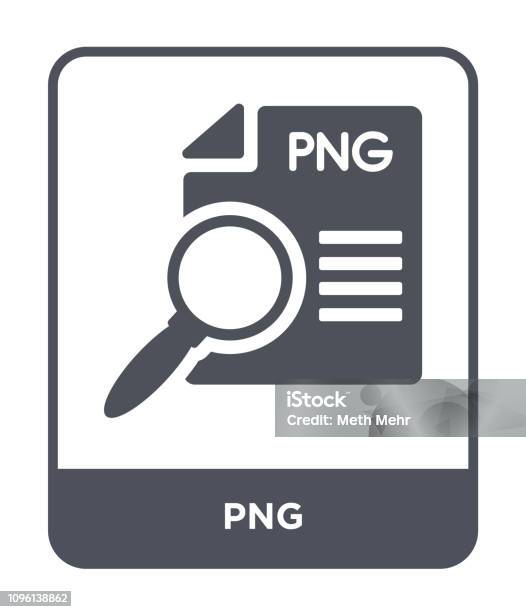 Png Icon Vector On White Background Png Trendy Filled Icons From File Type Collection Stock Illustration - Download Image Now