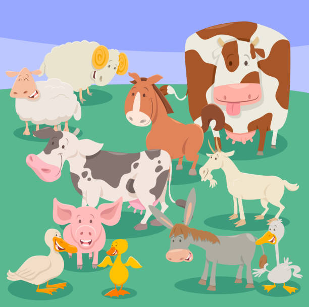 istock farm animal characters cartoon illustration 1096139308