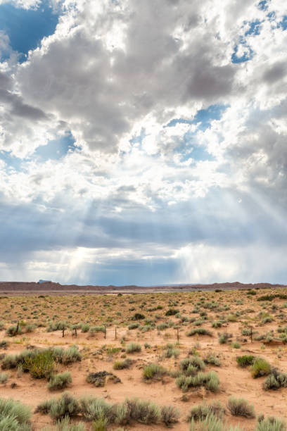 istock Scenic ladnscape with god-rays after a storm in Utah 1096144128
