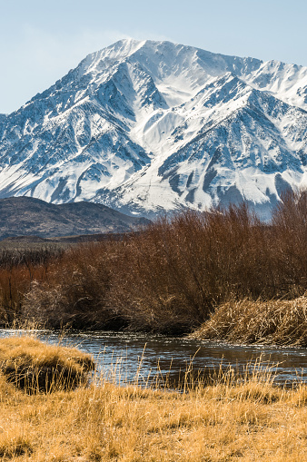 Owens river in Inyo County, California