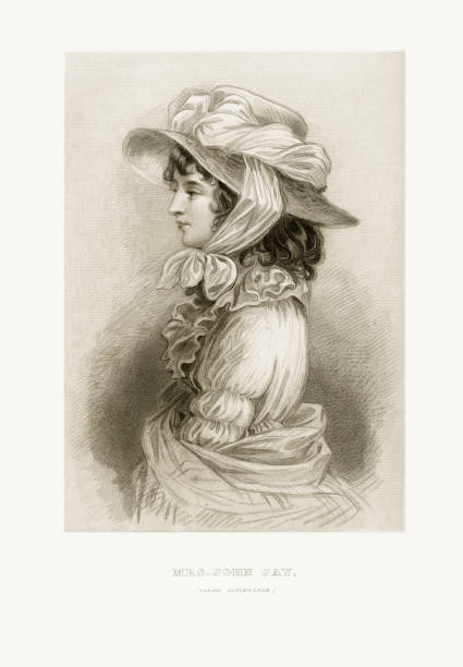 istock Sarah Livingston, Mrs. John Jay, Engraved Portrait of Circa 1780 1096178320