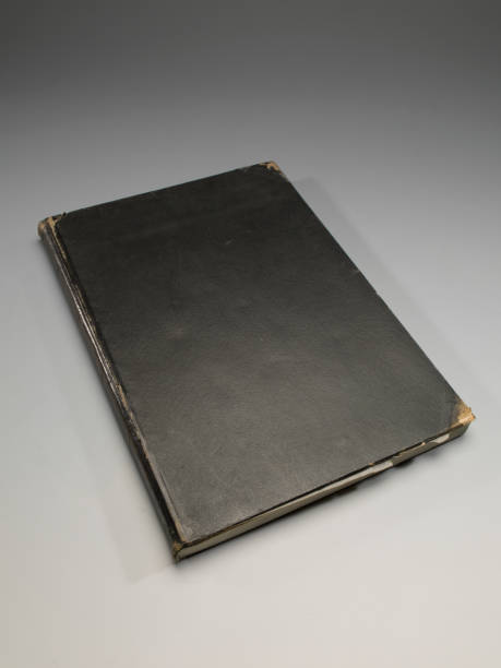 istock Old antique vintage hard cover book. 1096213642