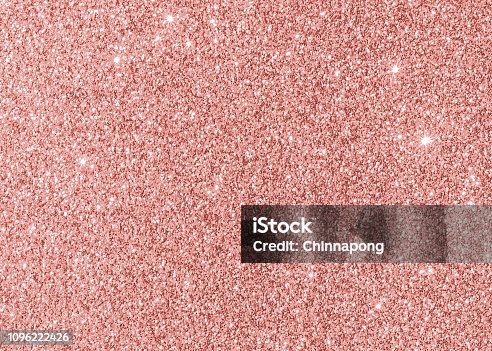 istock Rose gold glitter texture pink red sparkling shiny wrapping paper background for Christmas holiday seasonal wallpaper decoration, greeting and wedding invitation card design element 1096222426