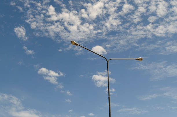 istock Street luminaire with cloud background 1096234004
