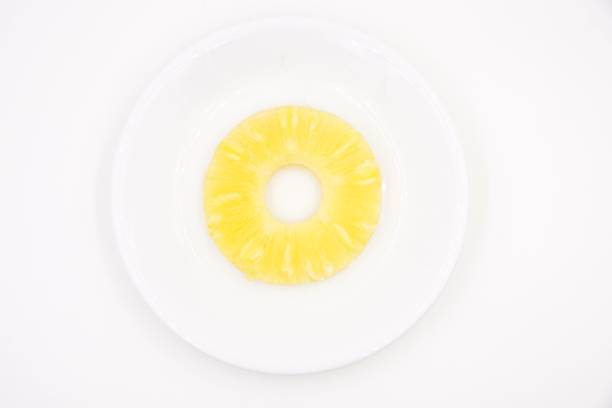 istock Pineapple slices in sweet syrup 1096259458