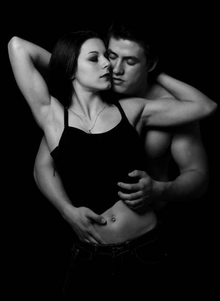 istock Beautiful young couple hugging 1096272968