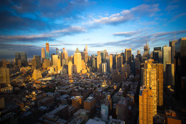 istock Beautiful Sunlit Midtown Manhattan at Golden Hour 1096289484