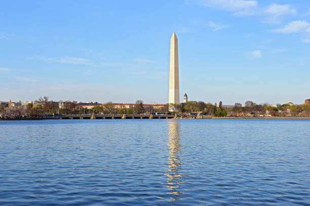 istock Washington DC panorama during cherry blossom near Tidal Basin, USA. 1096325112