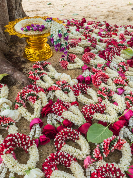 istock Lei of flowers for worship 1096331210