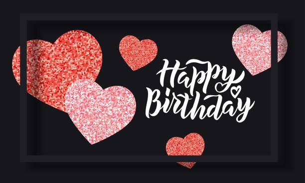 istock Happy Birthday hand lettering typography. Vector design for greeting cards, banner, poster template. 1096356524