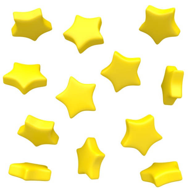 istock Abstract simple geometric shapes isolated on white background. Cartoon cute children forms. Colorful funny realistic glossy style. Plastic reflective material. 3D render. 1096366424