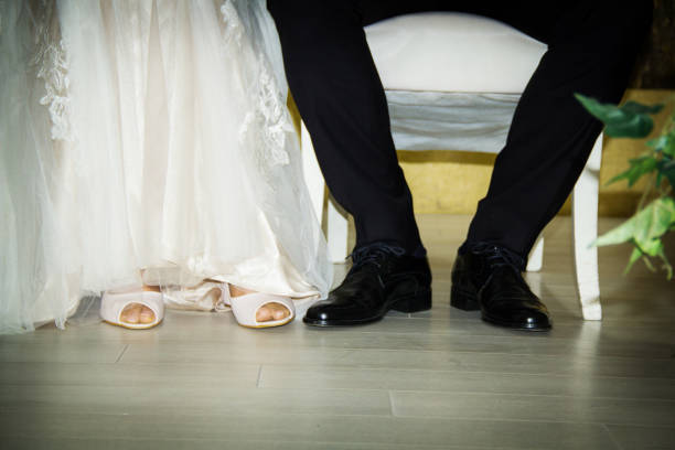 istock Bride and Groom during wedding ceremony 1096387676