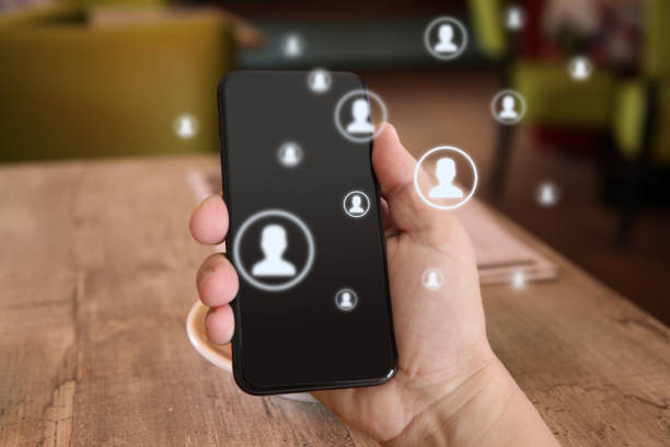 istock Social media icon computer network connection community people mobile phone app 1096410922