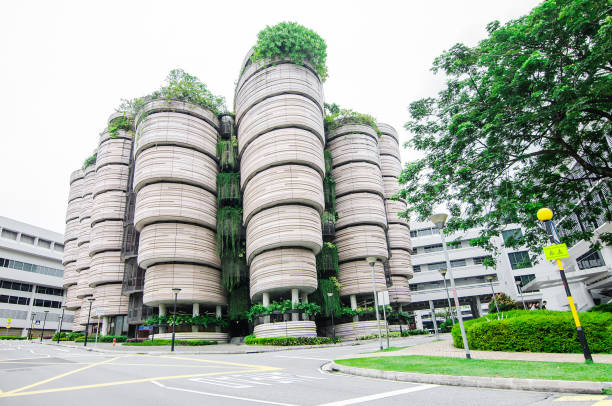SINGAPORE - NOV 25, 2018 : Inside view of building \