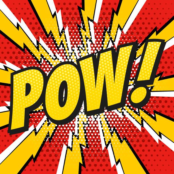 ilustrações de stock, clip art, desenhos animados e ícones de comic book pow - bang