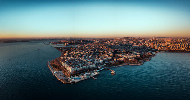 istock Aerial Panoramic View of a City 1096460980