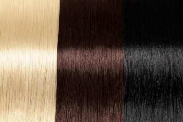 istock Closeup on luxurious glossy hair 1096461660