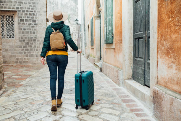 istock Woman on vacation 1096463892