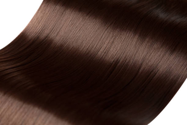 istock Closeup on luxurious glossy hair 1096466440