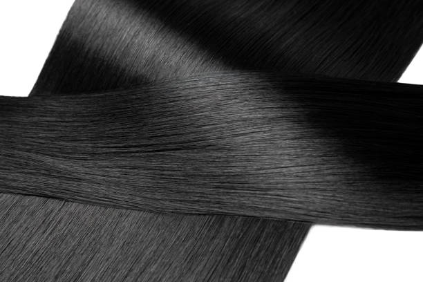 istock Closeup on luxurious glossy hair 1096469590