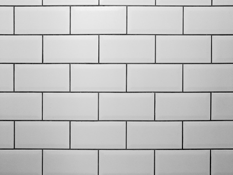 White square ceramic wall tiles for bathroom, toilet
