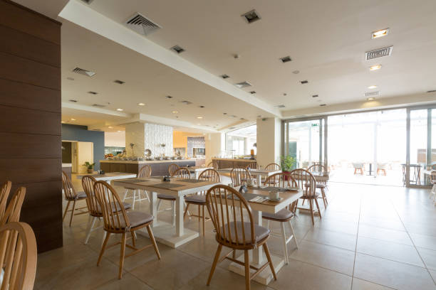 istock Interior of a hotel restaurant 1096473344