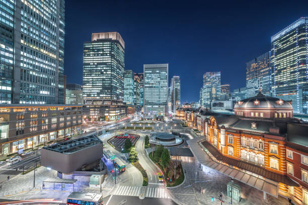istock Tokyo Station and Buildings 1096477308