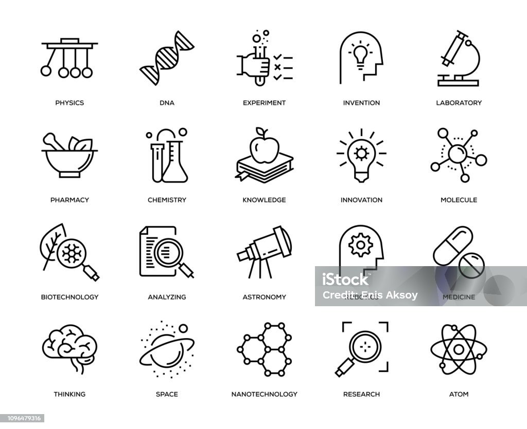 Set di icone scienza - arte vettoriale royalty-free di Sanità e medicina Set di icone scienza - arte vettoriale royalty-free di Sanità e medicina