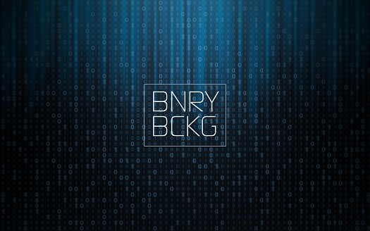 Binary Background - layered illustration, global colors used.
Combination of 0 an 1 numbers